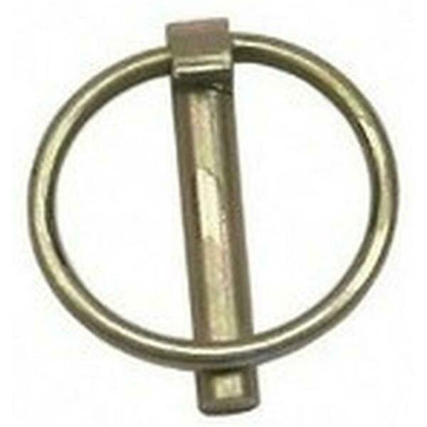 Double Hh 81922 0.25 x 1.25 in. Zinc Plated Lynch Pin- Yellow 181490